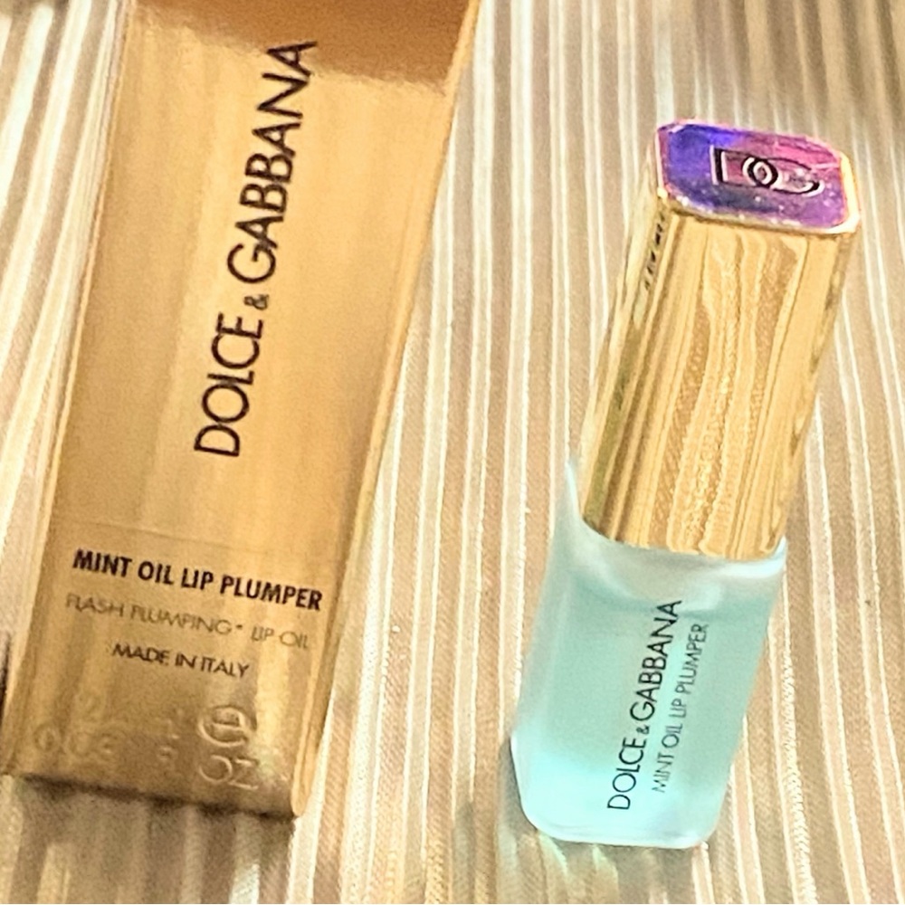 Dolce & Gabbana Mint Oil Lip Plumper Gloss Travel Size .08 oz / 2.4ml